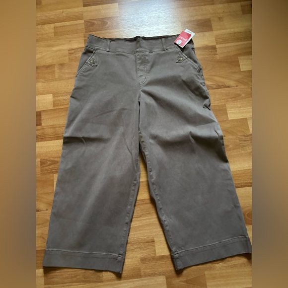 NWT SPANX Petite Tan Casual Pants - Picture 1 of 4